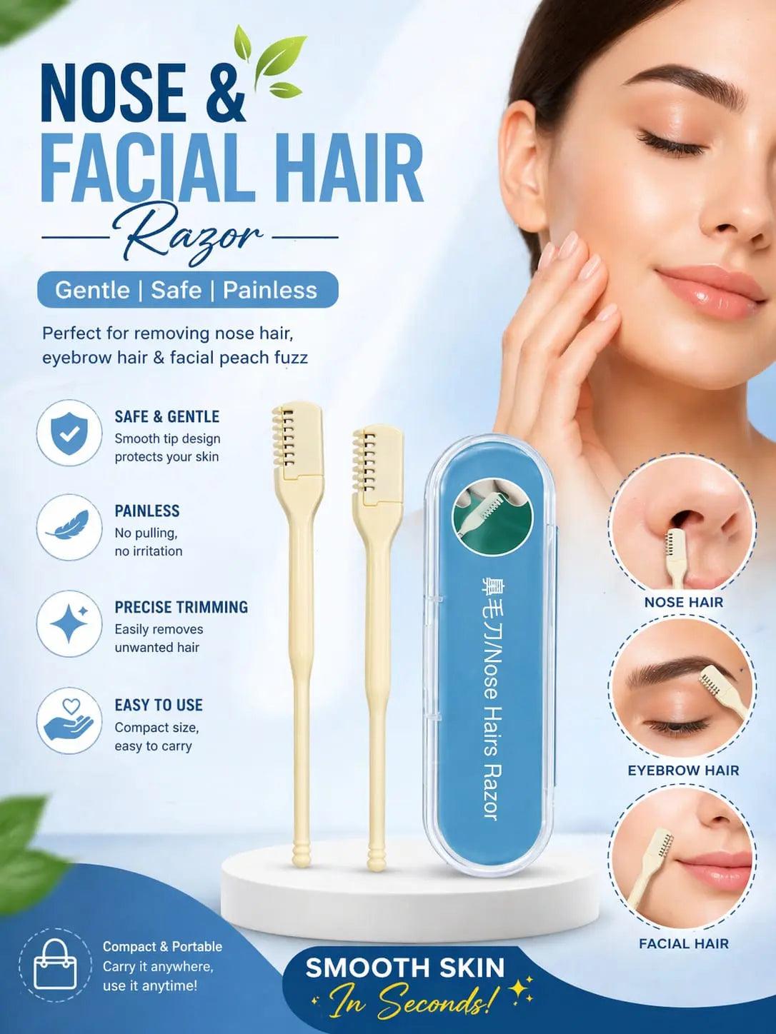 Nose Hair Razor – Painless Nose & Ear Hair Trimmer