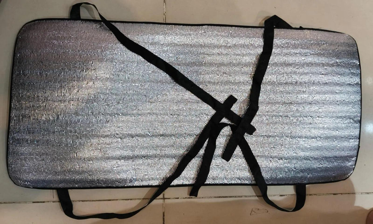 Heavy-duty weatherproof shade cover designed to shield outdoor AC condenser units from heat, rain, and outdoor elements.