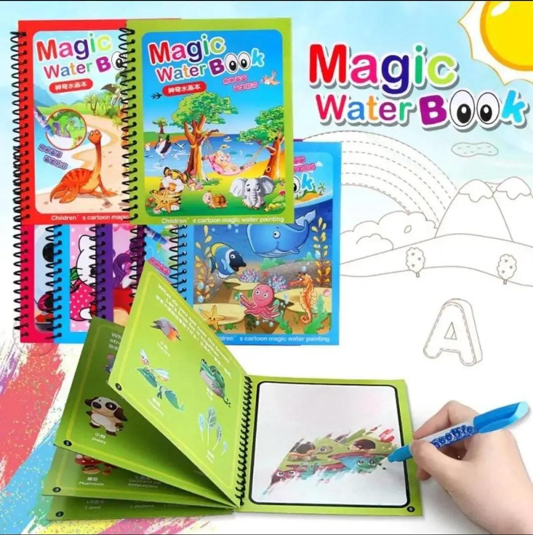 Magic Water Book for Kids – Reusable Water Painting Activity Book