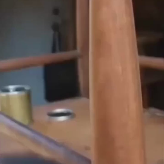Video demonstrating natural beeswax wood polish restoring the shine of wooden furniture, floors, cabinets, tables, leather items, and car interiors. Multi-purpose cleaner removes grease, grime, scratches, and protects surfaces with a natural finish.
